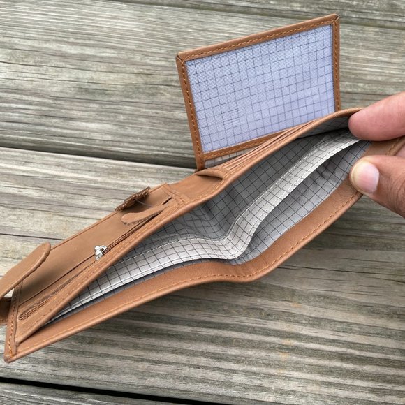 Wallet Handmade Brown Genuine Leather Card Holder - Picture 7 of 10